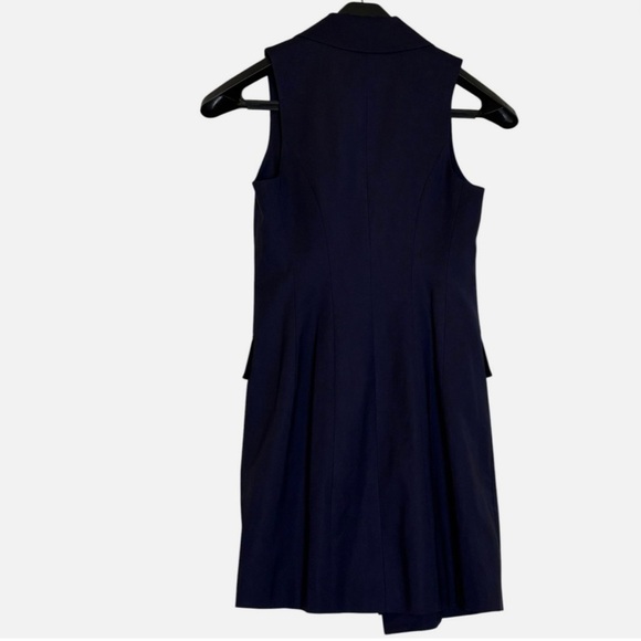 NEW A.L.C. Jocelyn Asymmetric Blazer Mini Dress Wrap Navy Size 0 MSRP$495 - Picture 3 of 6